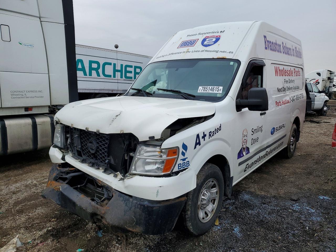 1N6AF0LY1CN108183 · 2012 NISSAN NV