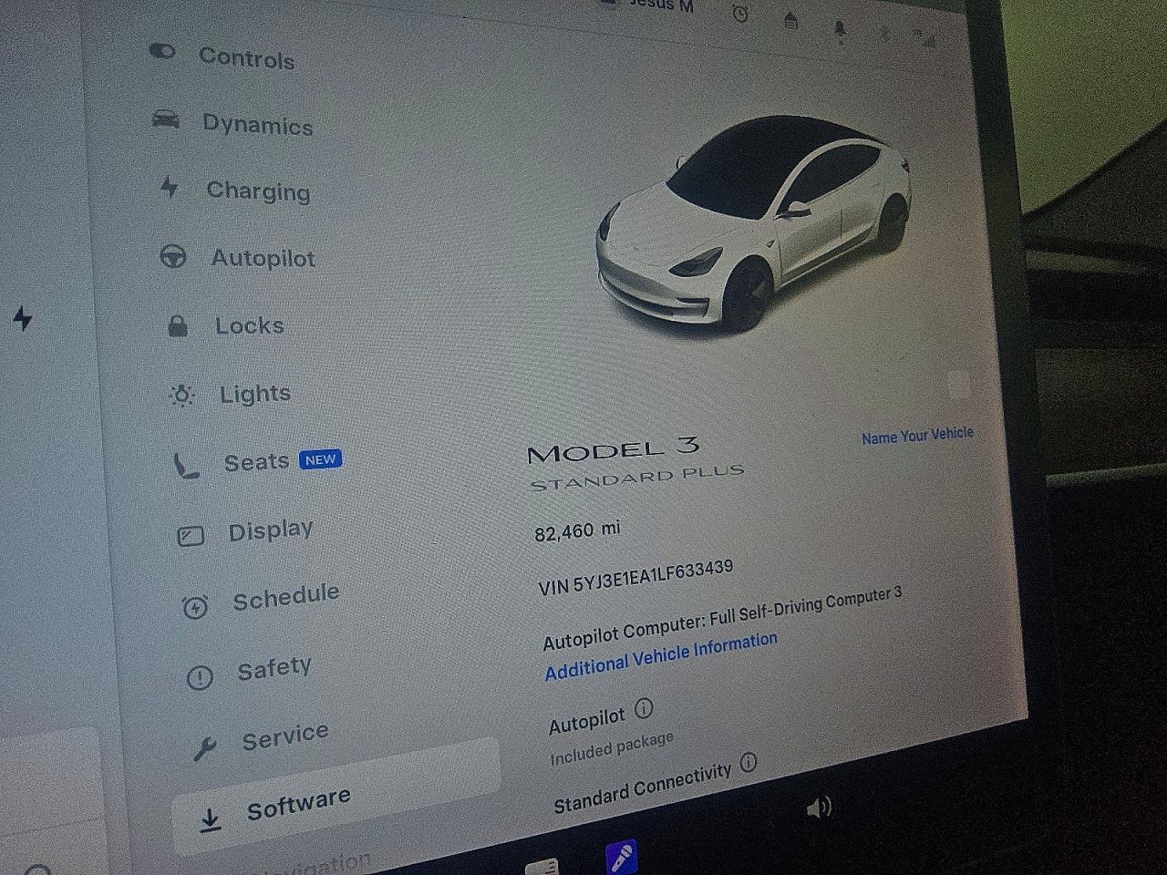 5YJ3E1EA1LF633439 · 2020 TESLA MODEL 3 · 9/12