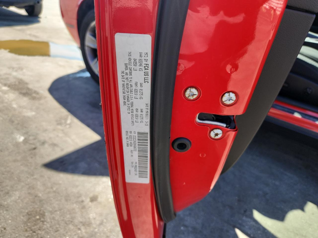 2C3CDZAG3KH606722 · 2019 DODGE CHALLENGER · 12/12