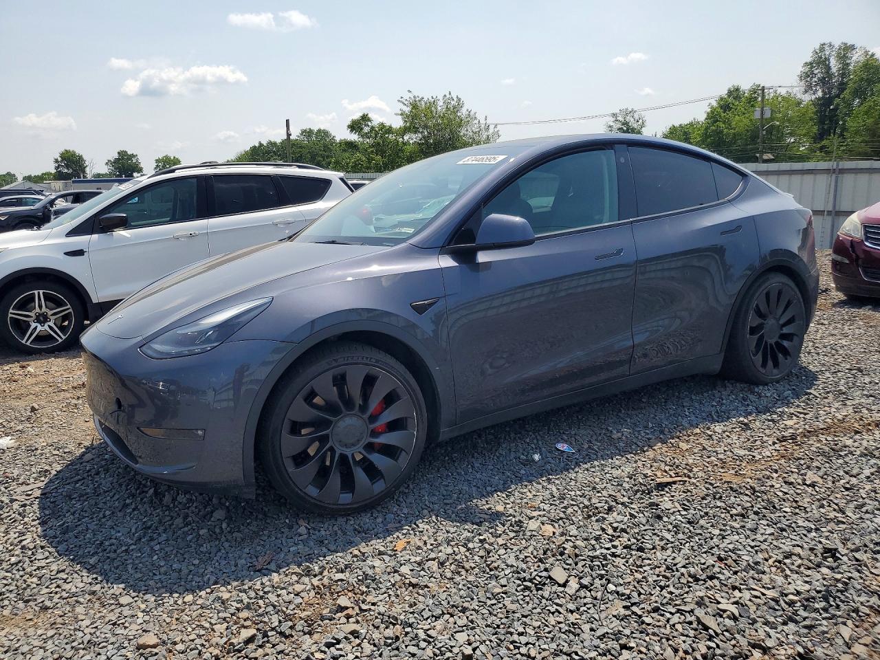 7SAYGDEF8NF511955 · 2022 TESLA MODEL Y
