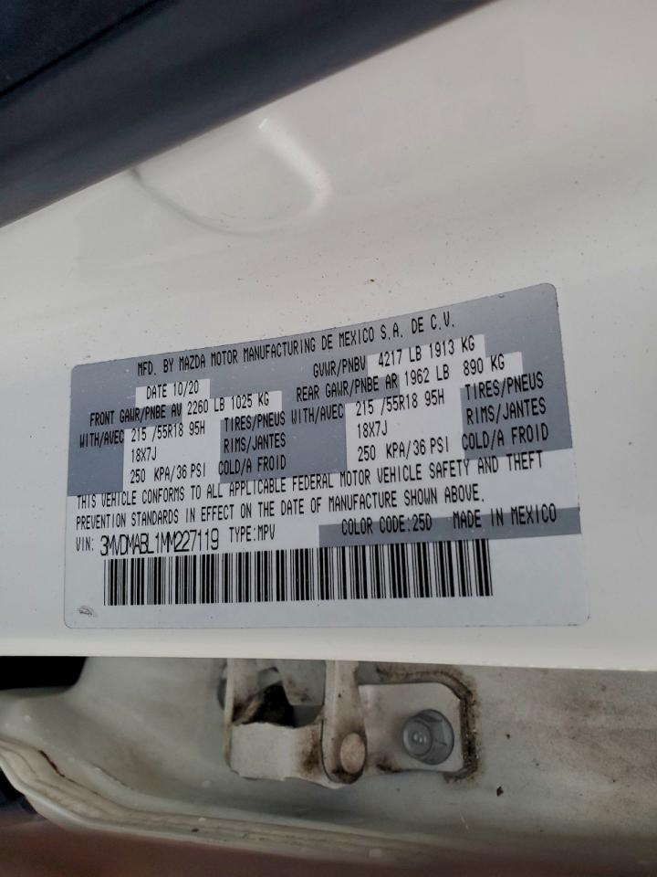 3MVDMABL1MM227119 · 2021 MAZDA CX-30 · 12/12