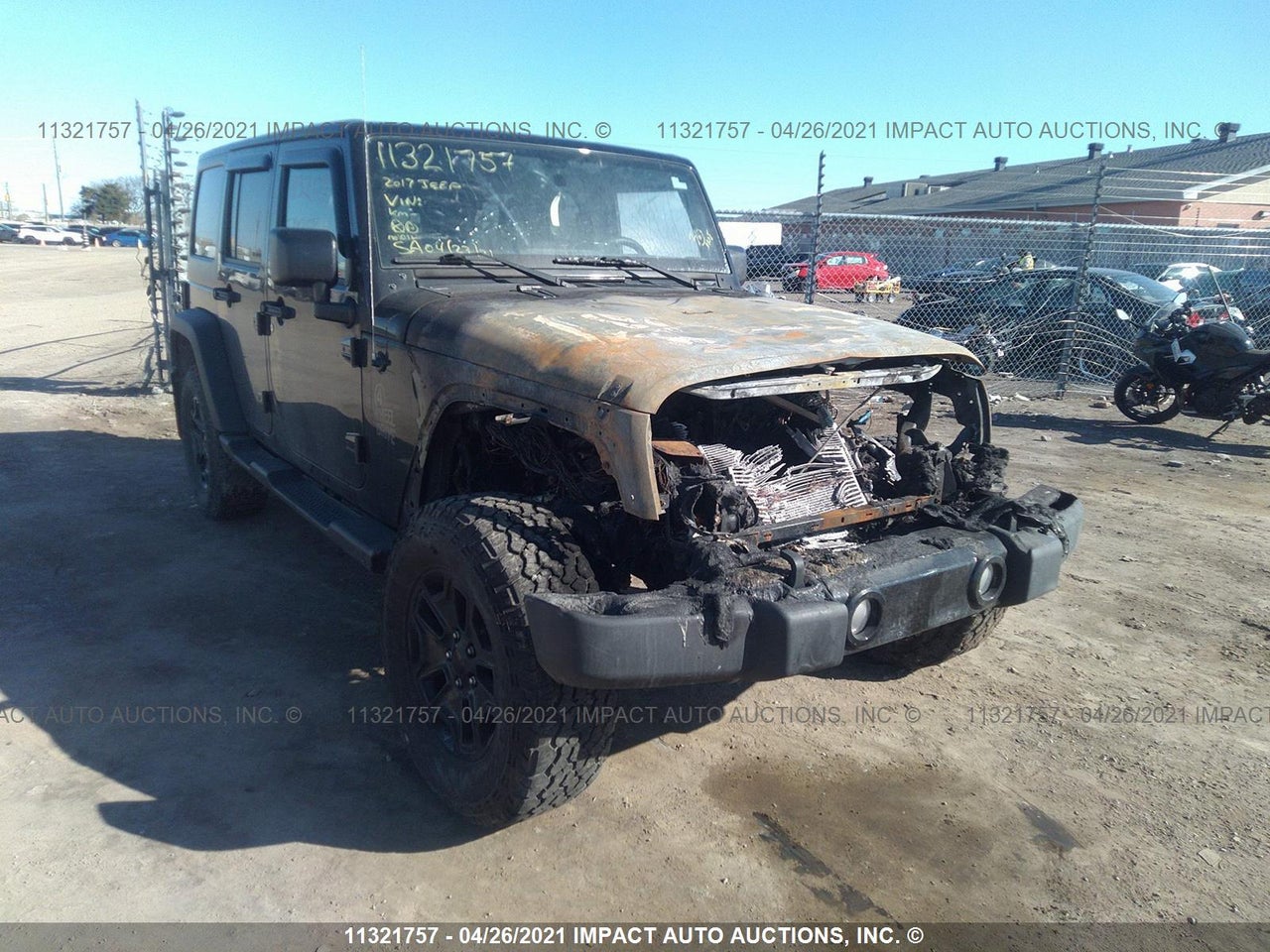 1C4BJWDG5HL742744 · 2017 JEEP WRANGLER UNLIMITED SPORT
