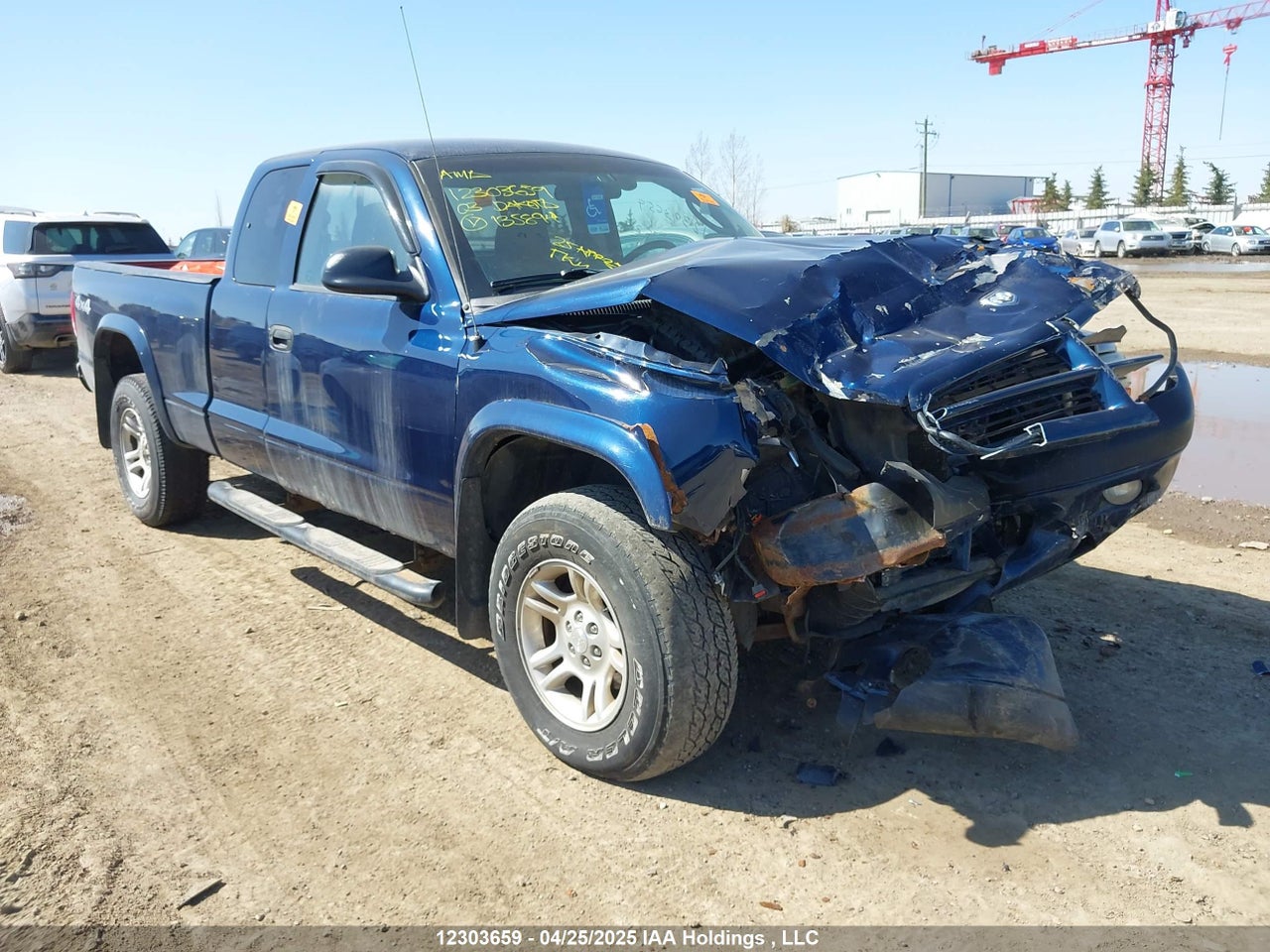 1D7HG32X43S****** · 2003 DODGE DAKOTA SPORT