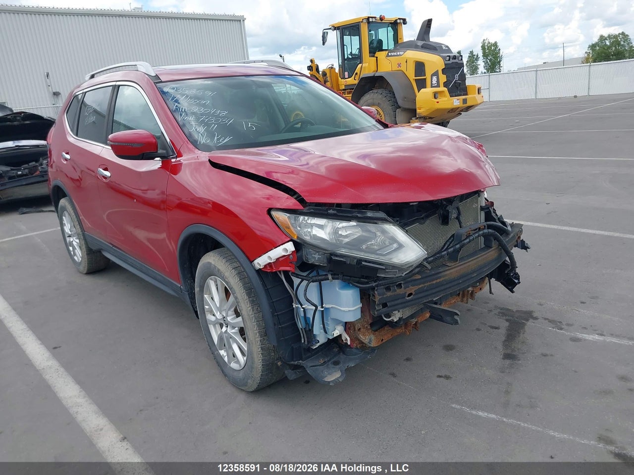 5N1AT2MV0HC743034 · 2017 NISSAN ROGUE S/SL PLATINUM/SV