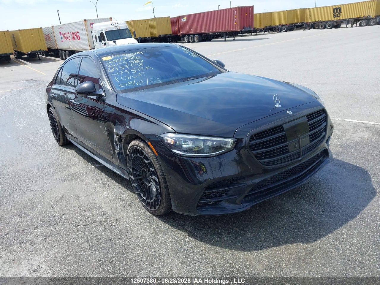 W1K6G7GB7NA159448 · 2022 MERCEDES BENZ S 580 4MATIC