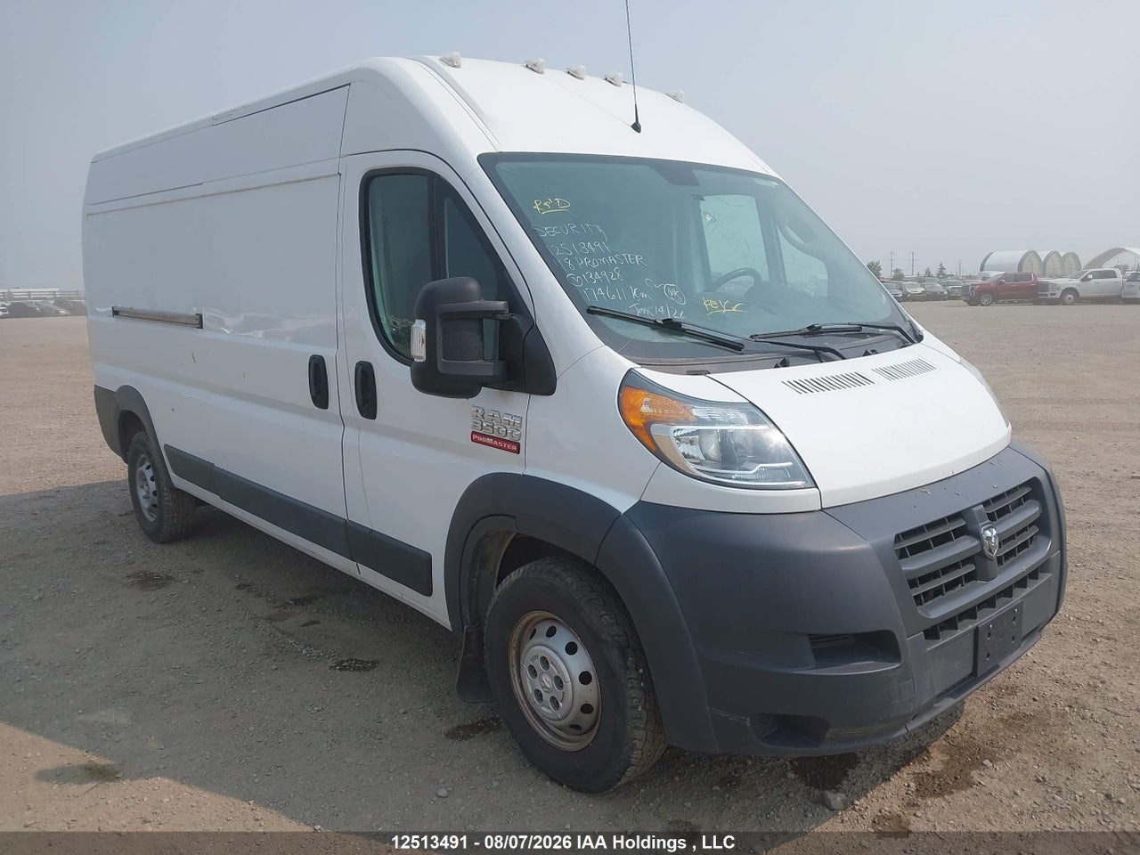 3C6URVHG5JE134928 · 2018 RAM PROMASTER 3500 HIGH ROOF
