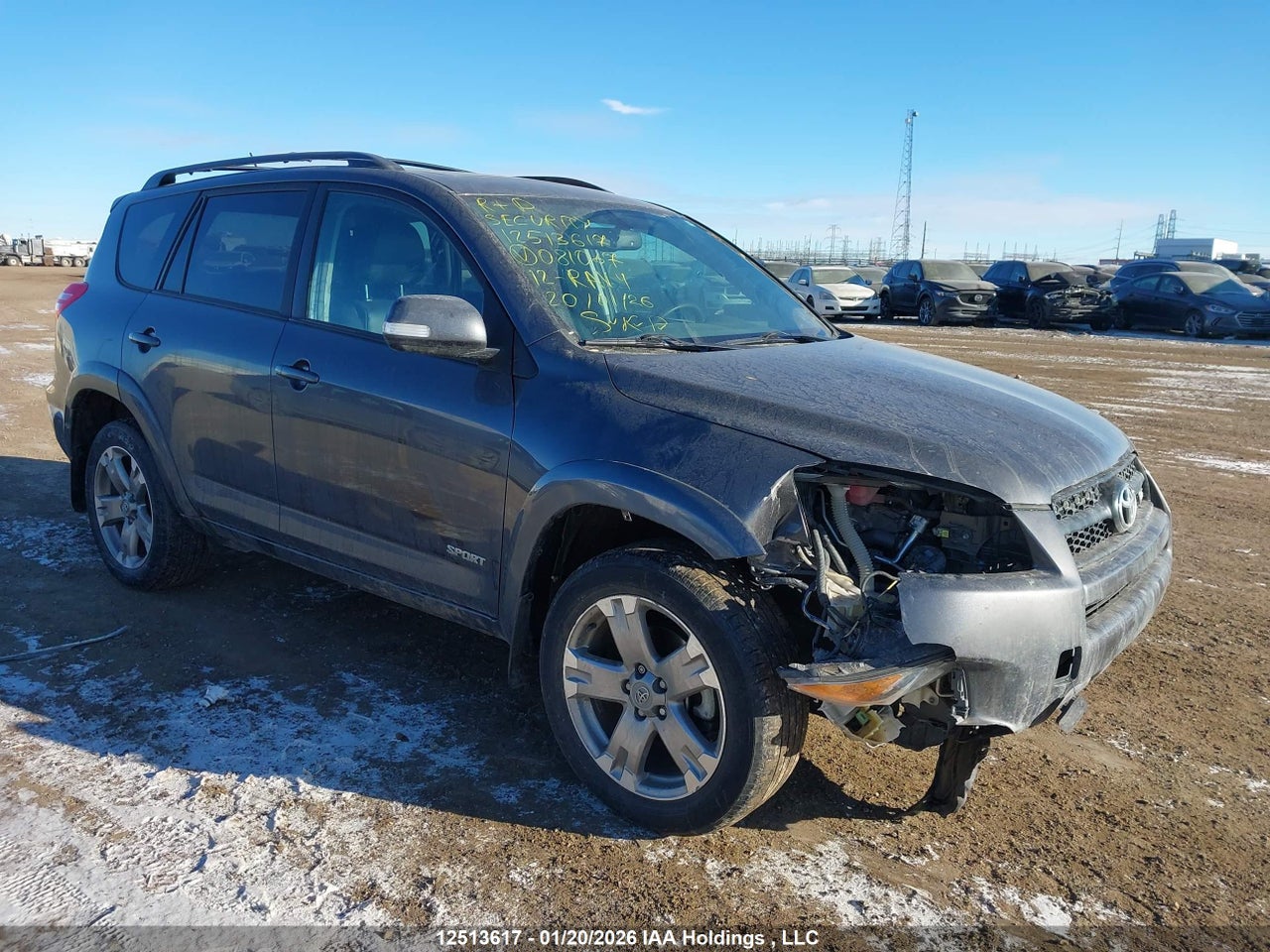 2T3RK4DV8CW081067 · 2012 TOYOTA RAV4 SPORT V6