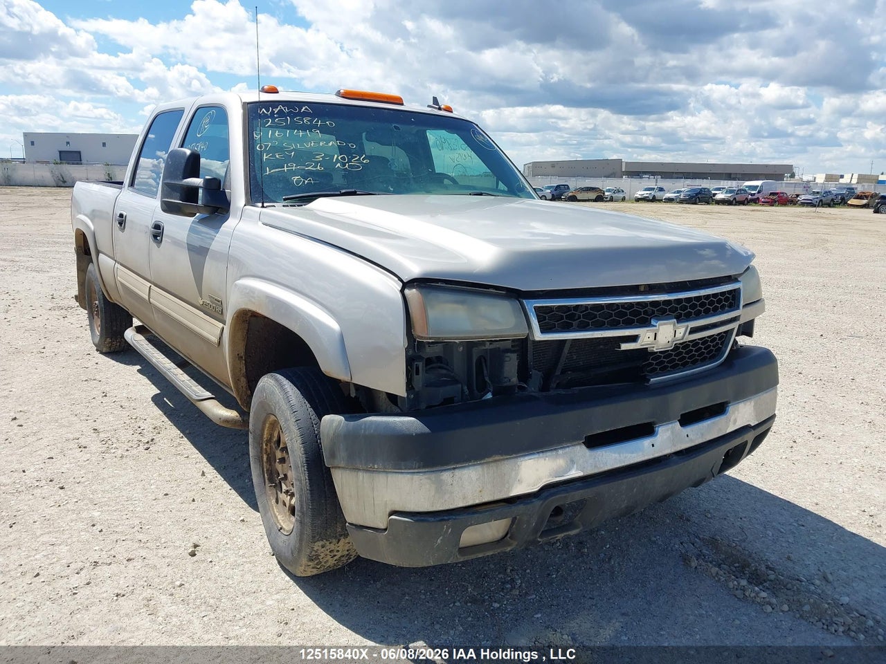 1GCHK23D87F161419 · 2007 CHEVROLET SILVERADO 2500HD CLASSIC LT3