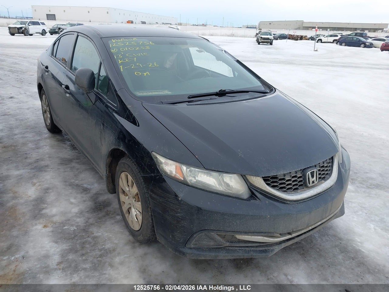 2HGFB2E24DH010253 · 2013 HONDA CIVIC DX