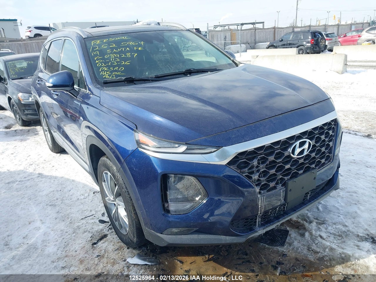 5NMS3CAA0KH089287 · 2019 HYUNDAI SANTA FE SEL/SEL PLUS