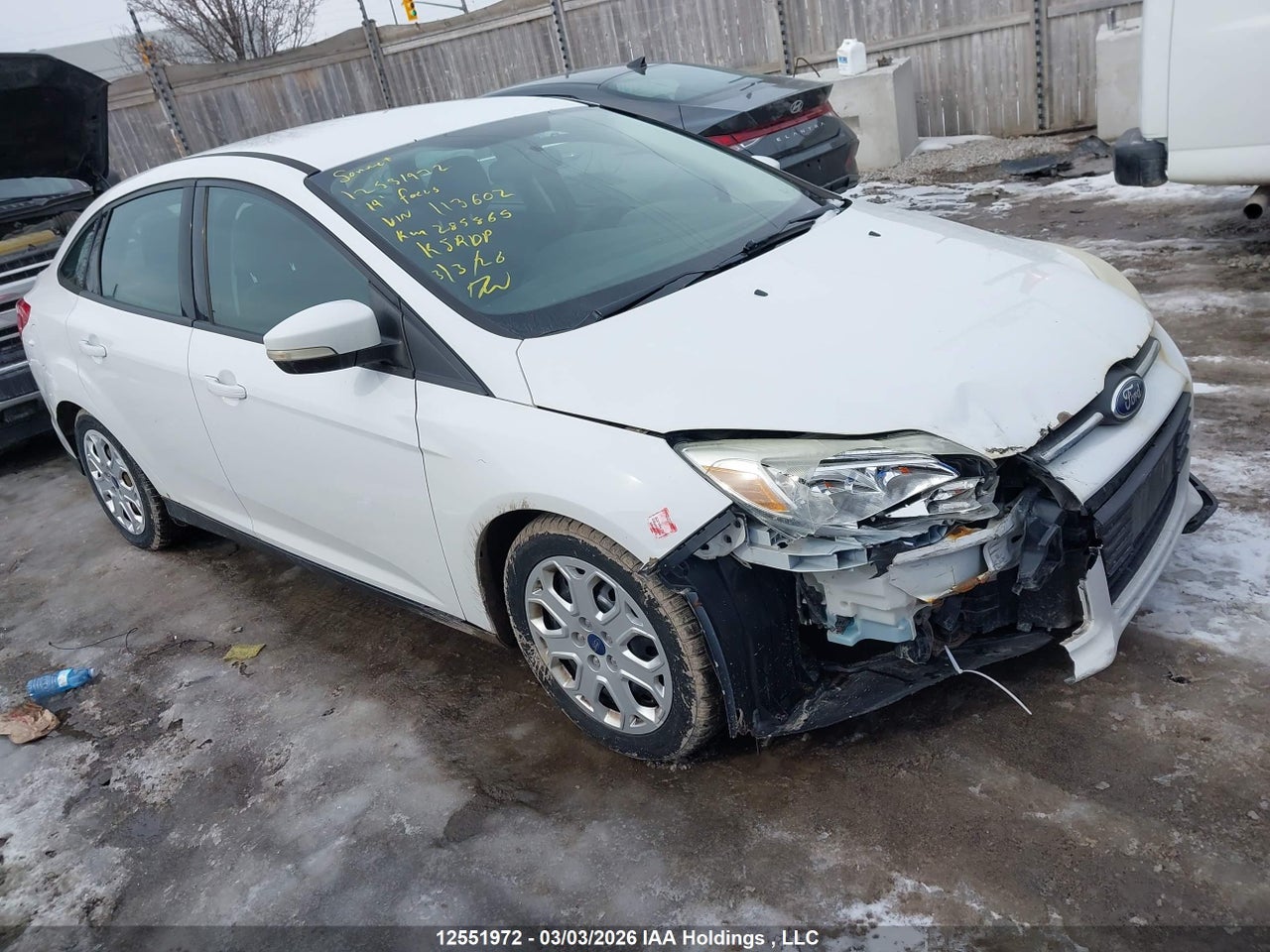 1FADP3F26EL113602 · 2014 FORD FOCUS SE