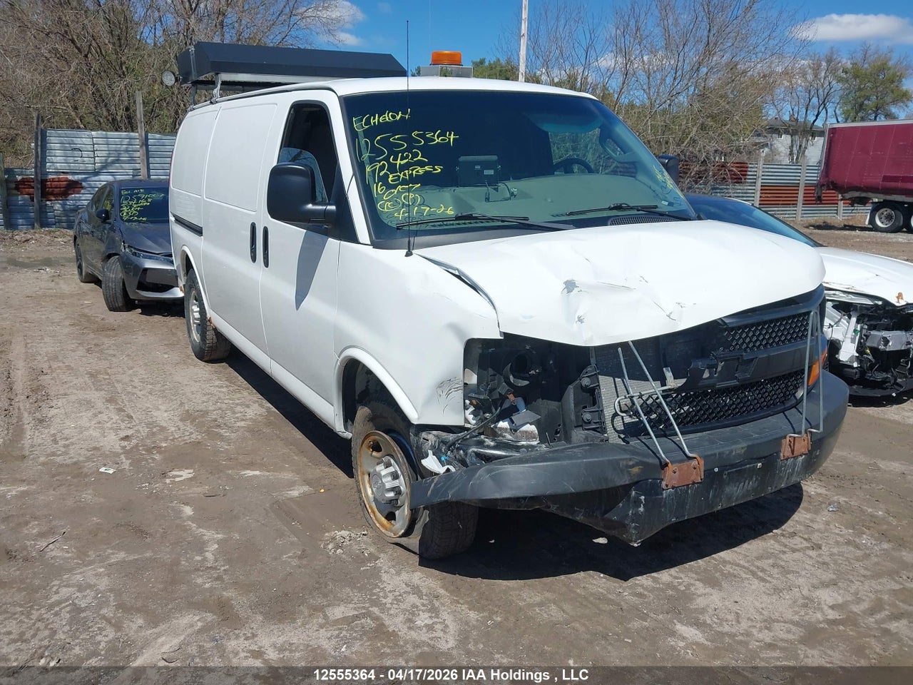 1GCZGGFF2G1192422 · 2016 CHEVROLET EXPRESS G3500