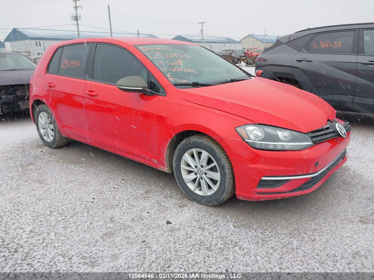 3VWW57AU6KM007103 · 2019 VOLKSWAGEN GOLF 1.4 TSI COMFORTLINE/1.4 TSI EXECLINE/1.4 TSI HIGHLINE