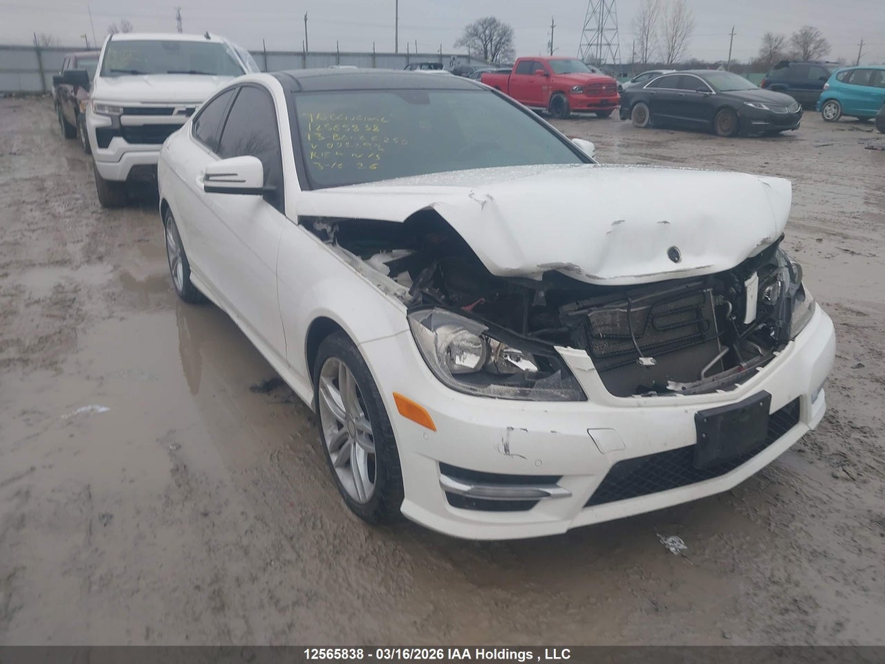 WDDGJ4HB9DG****** · 2013 MERCEDES BENZ C 250