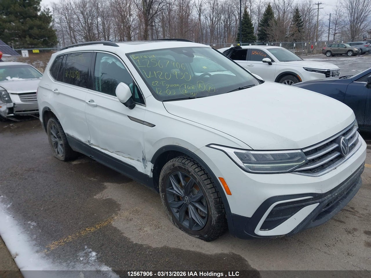 3VV2B7AX0NM120930 · 2022 VOLKSWAGEN TIGUAN COMFORTLINE