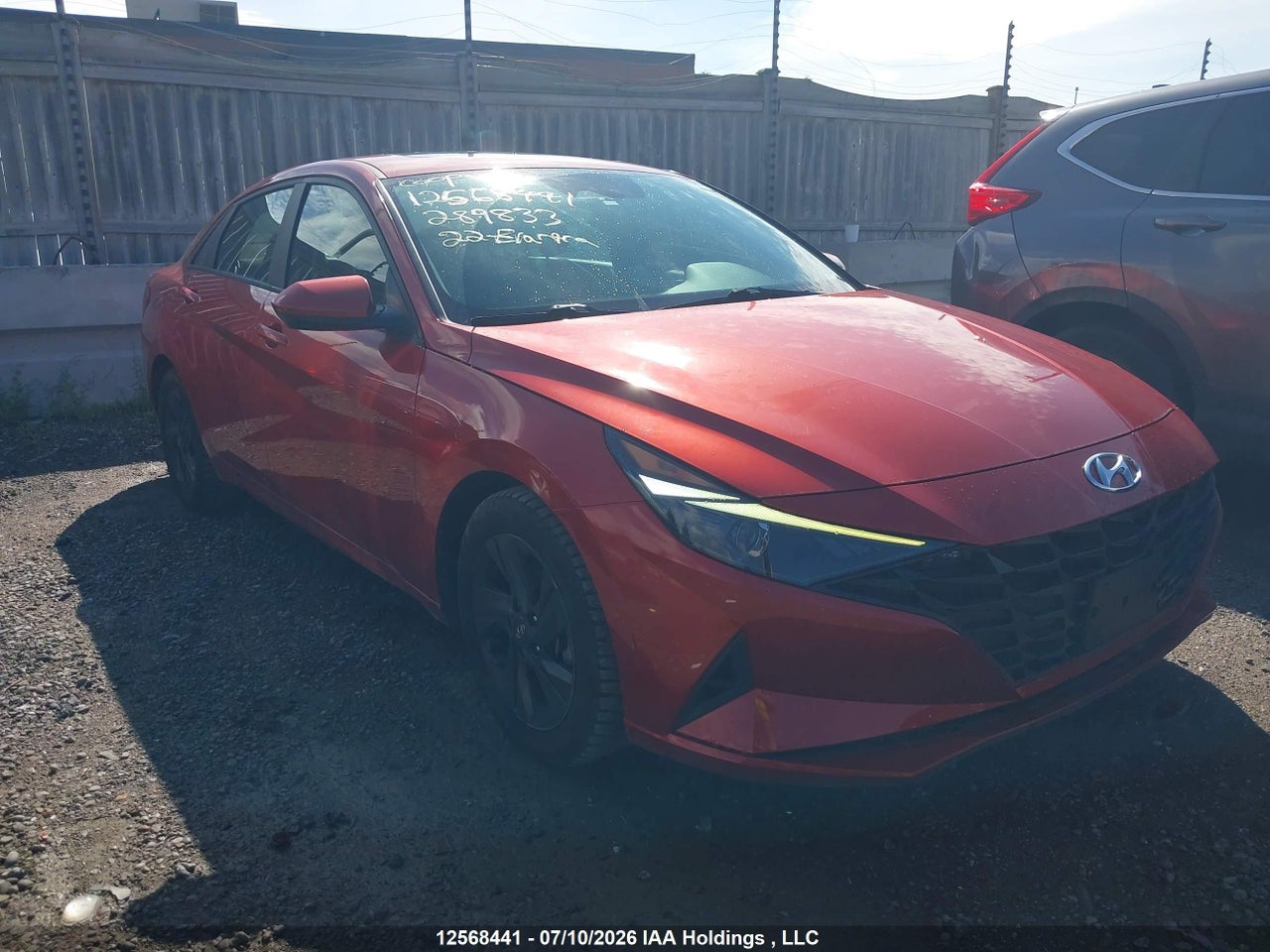 KMHLM4AG9NU289833 · 2022 HYUNDAI ELANTRA PREFERRED IVT WITH SUN AND TECH PACKAGE