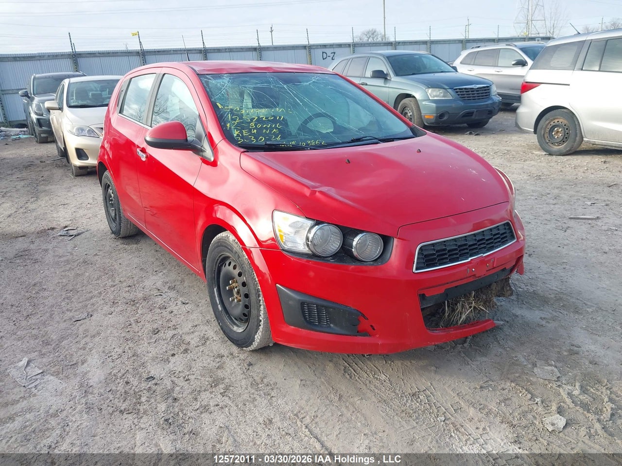 1G1JC6SH9C4103862 · 2012 CHEVROLET SONIC LT