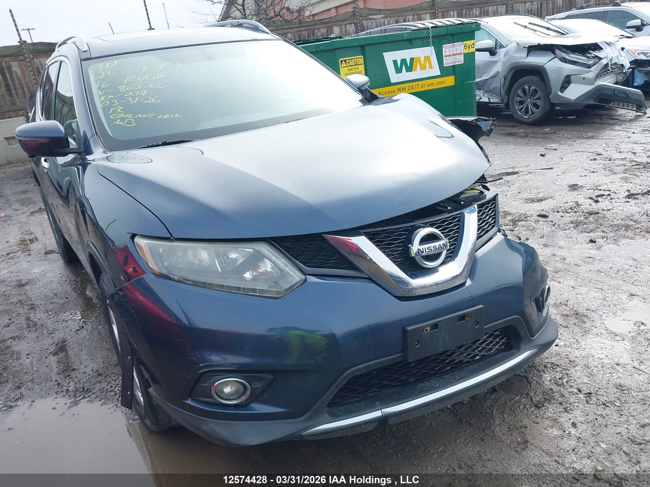 5N1AT2MVXGC802766 · 2016 NISSAN ROGUE S/SL PREMIUM/SV