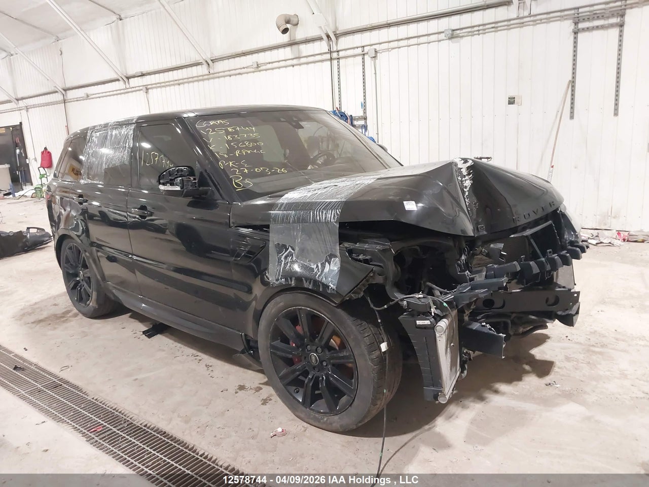SALWR2RE7JA183735 · 2018 LAND ROVER RANGE ROVER SPORT SUPERCHARGED DYNAMIC