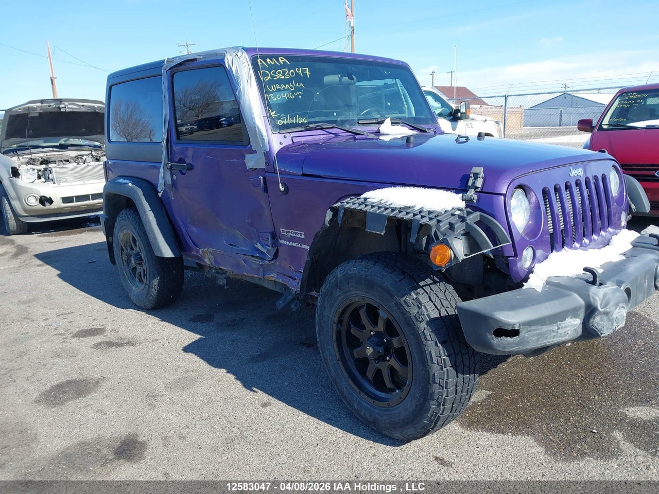 1C4AJWAG5HL****** · 2017 JEEP WRANGLER SPORT
