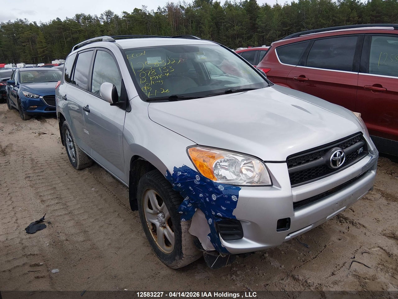 2T3BK4DV0CW078133 · 2012 TOYOTA RAV4 BASE V6