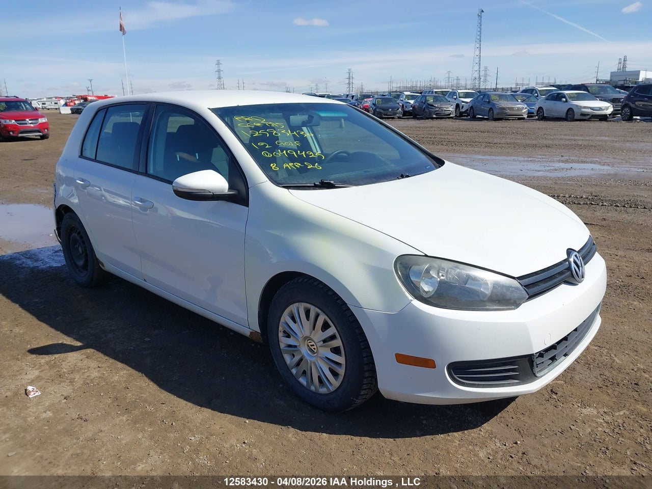 WVWDA7AJ0CW049425 · 2012 VOLKSWAGEN GOLF