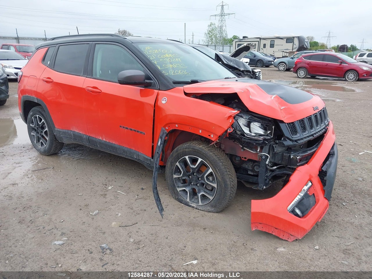 3C4NJDDB9MT590214 · 2021 JEEP COMPASS TRAILHAWK