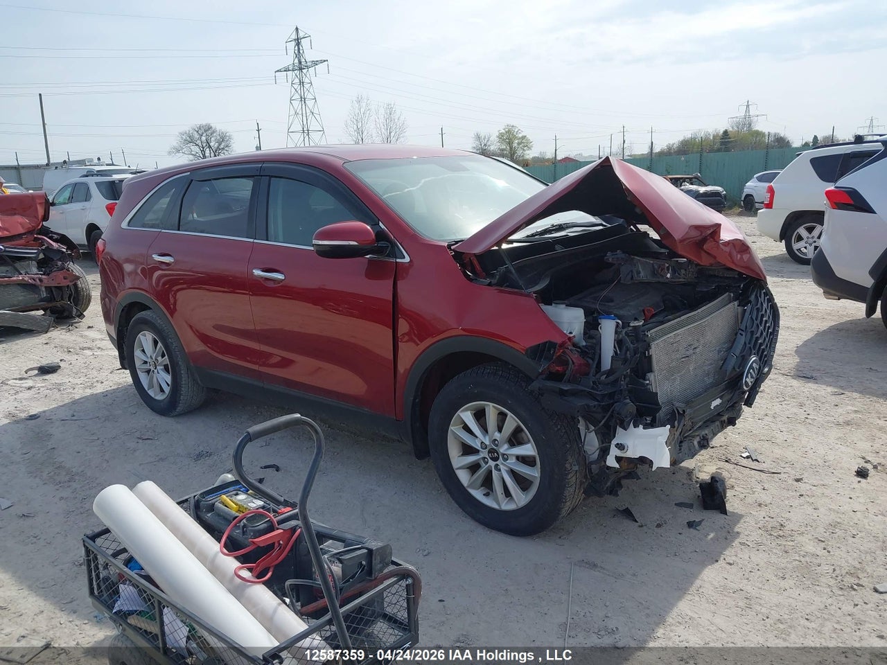5XYPG4A34KG562362 · 2019 KIA SORENTO 2.4L LX