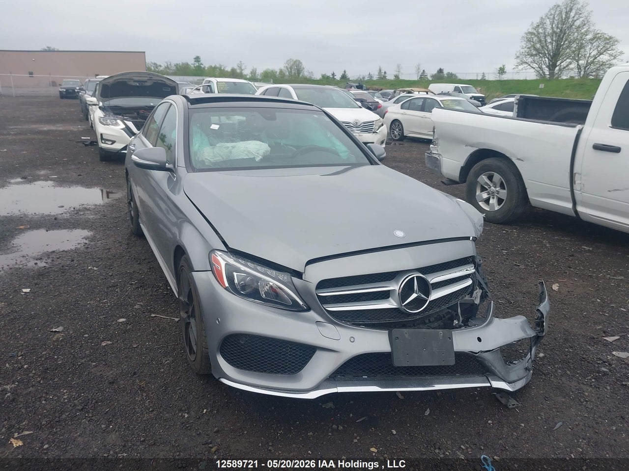 55SWF6GB0FU062834 · 2015 MERCEDES BENZ C 400 4MATIC