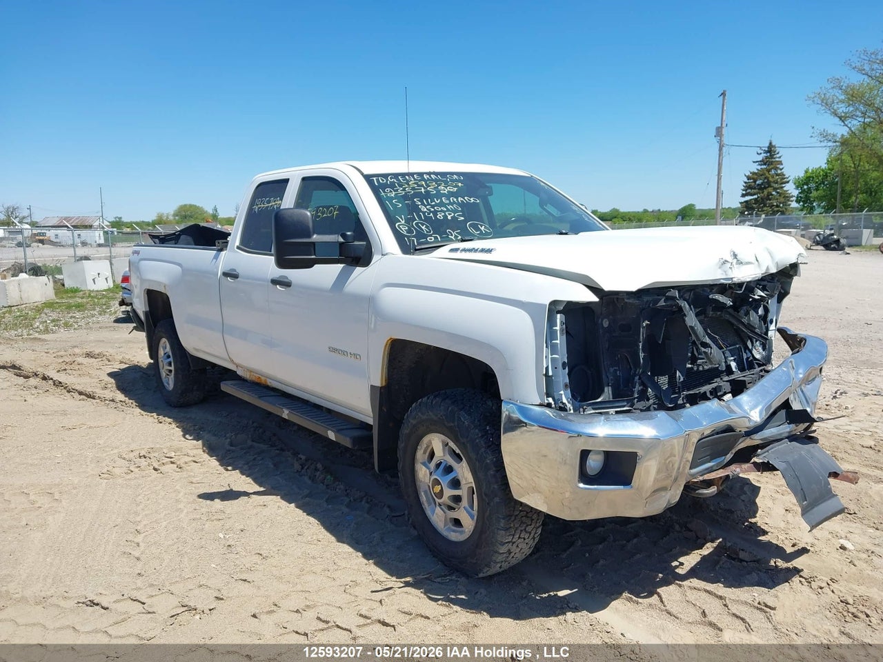 1GC2KVE85FZ114885 · 2015 CHEVROLET SILVERADO 2500HD