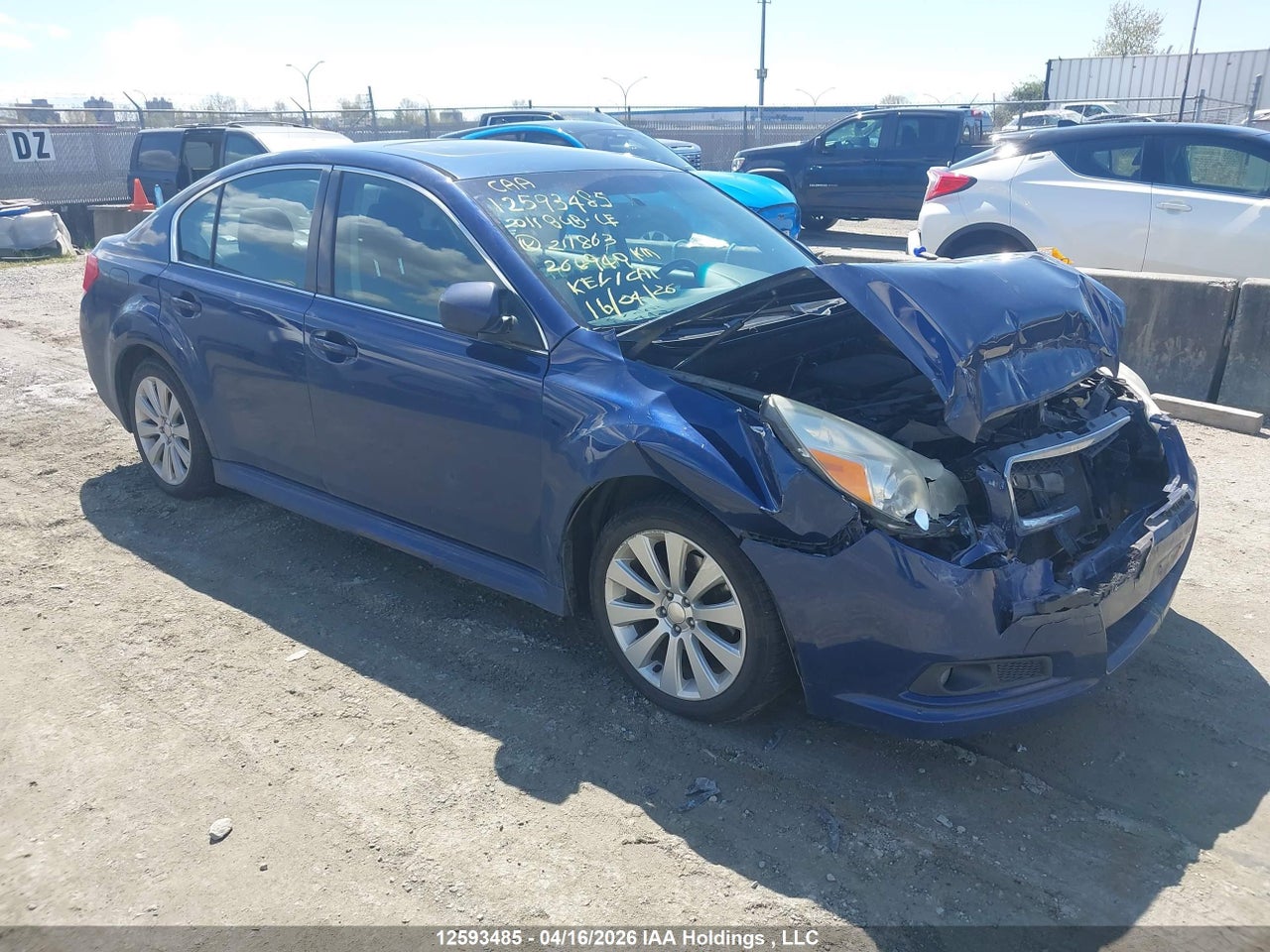 4S3BMGG60B3211863 · 2011 SUBARU LEGACY 2.5I PREMIUM
