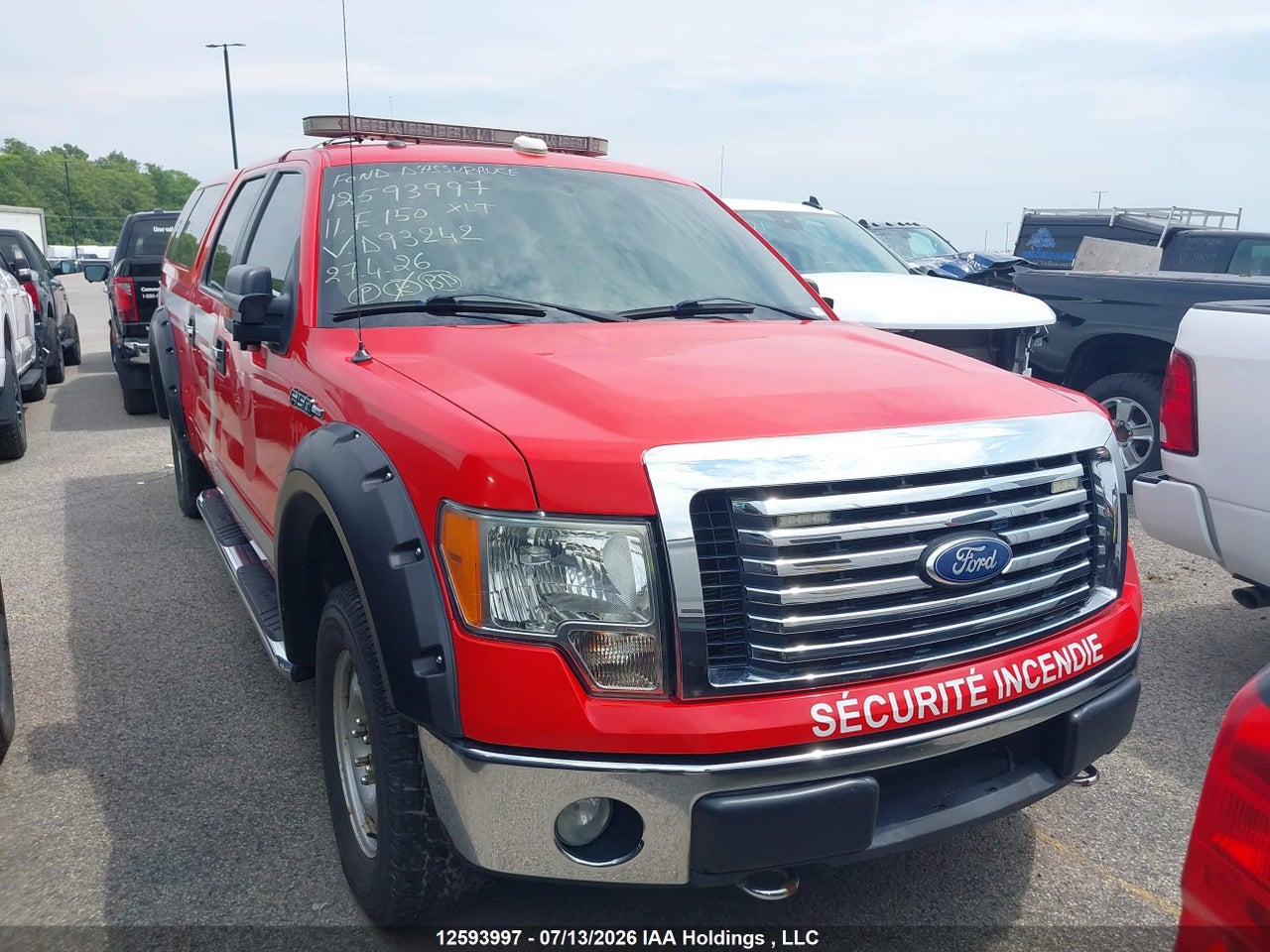 1FTFW1EF9BKD93242 · 2011 FORD F-150 XLT