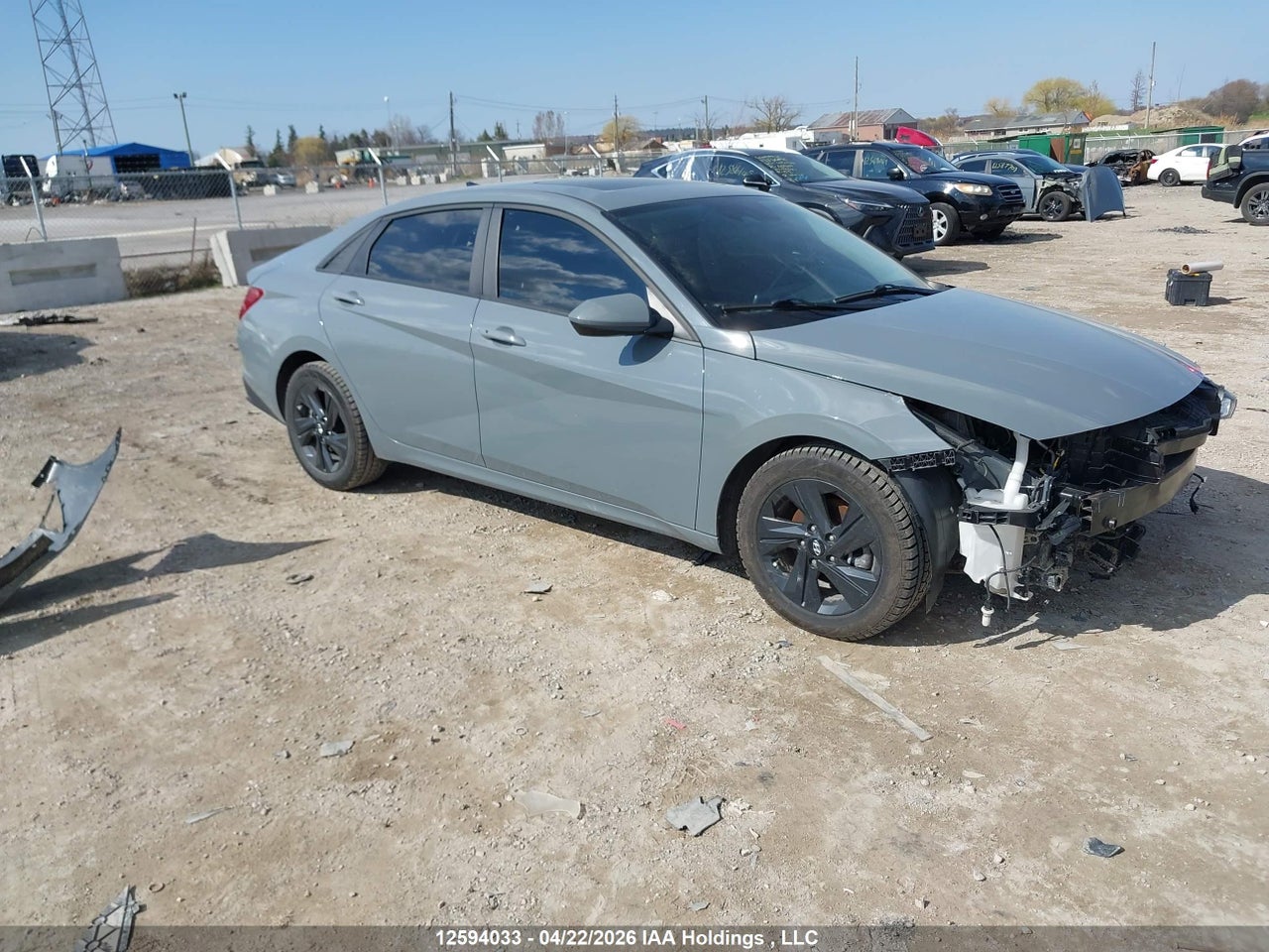 KMHLM4AG3NU320106 · 2022 HYUNDAI ELANTRA PREFERRED IVT WITH SUN AND TECH PACKAGE