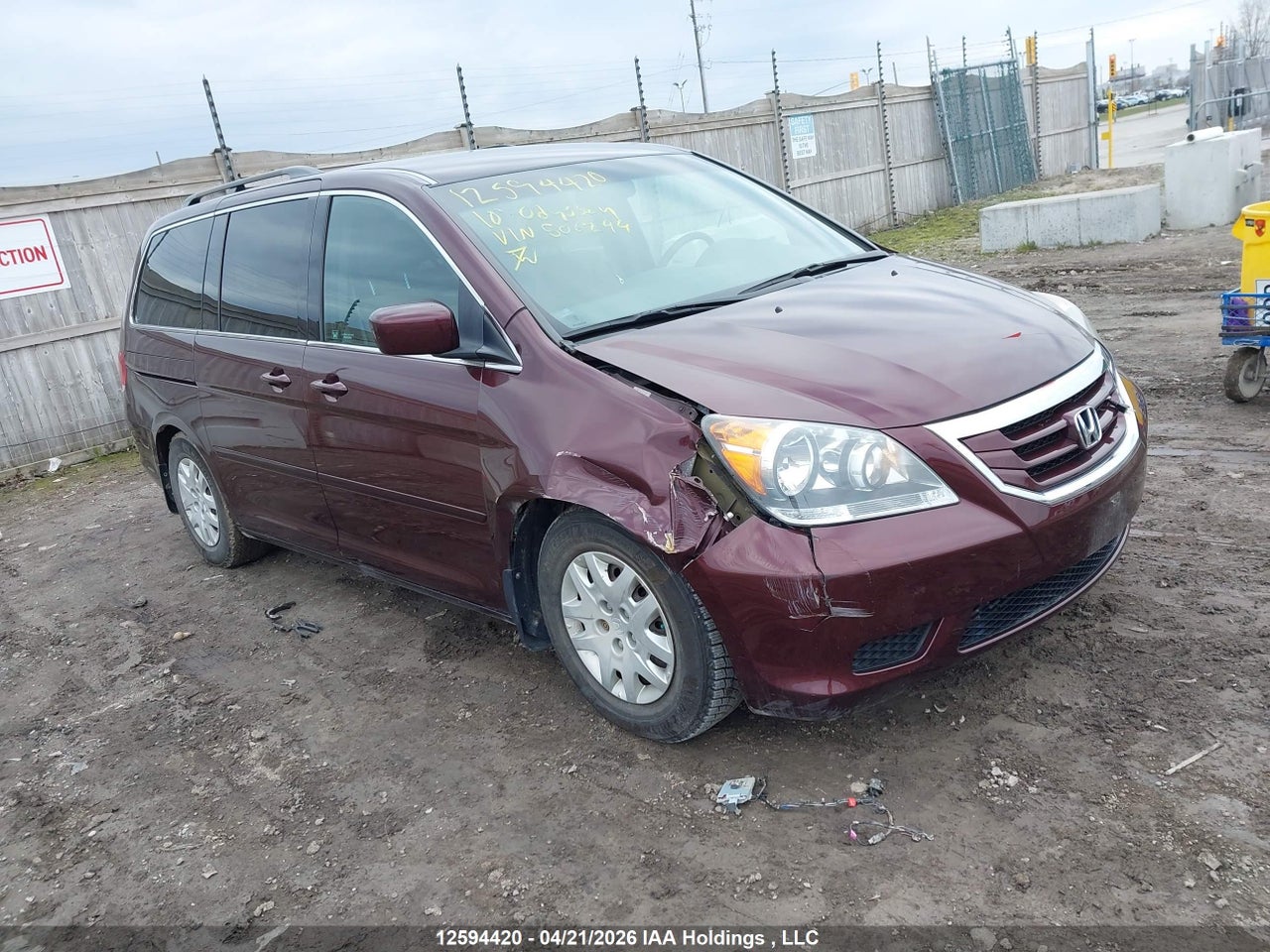 5FNRL3H5XAB506244 · 2010 HONDA Odyssey se