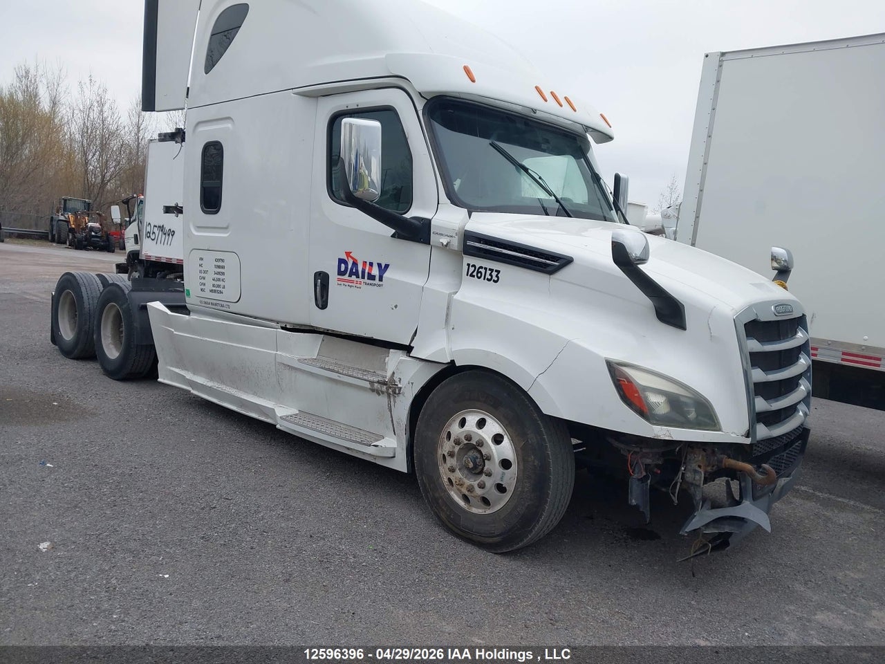 3AKJHHDR5LSKX9790 · 2020 FREIGHTLINER CASCADIA 126