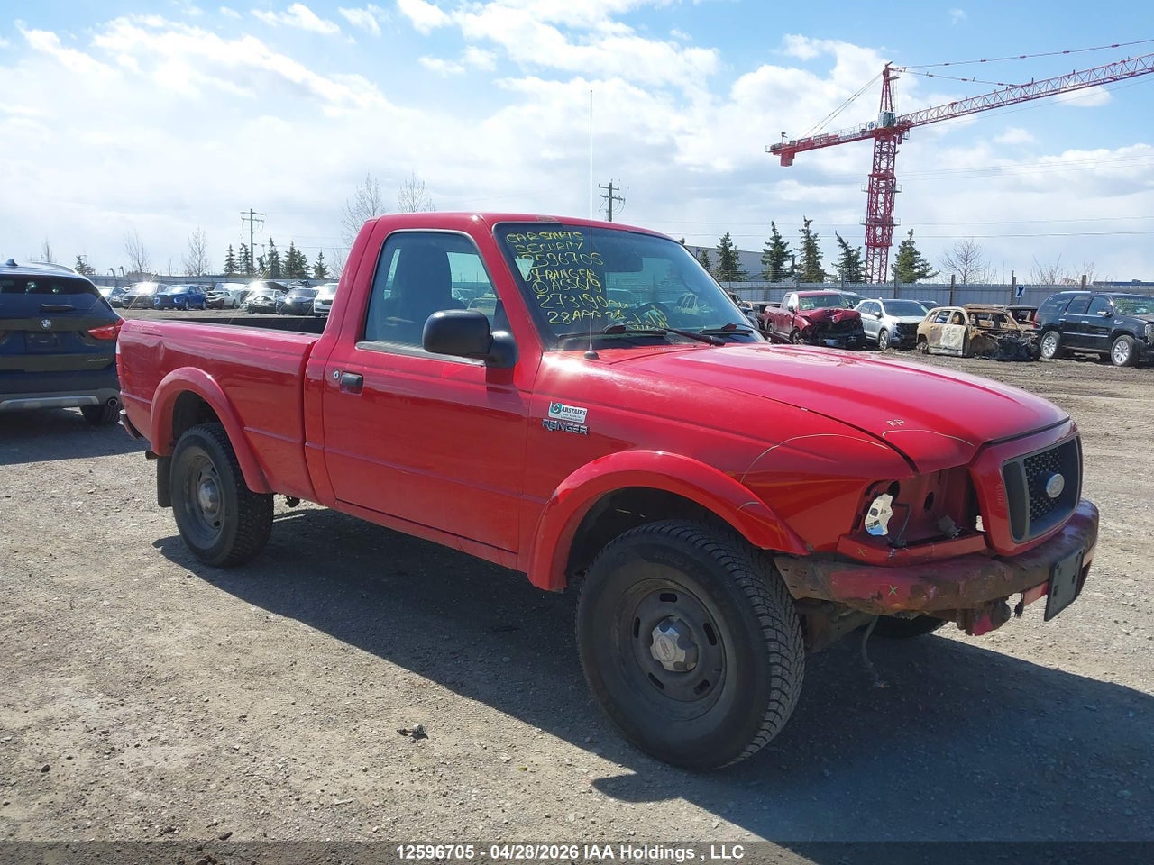 1FTYR10U14PA55619 · 2004 FORD RANGER EDGE/XL/XLT