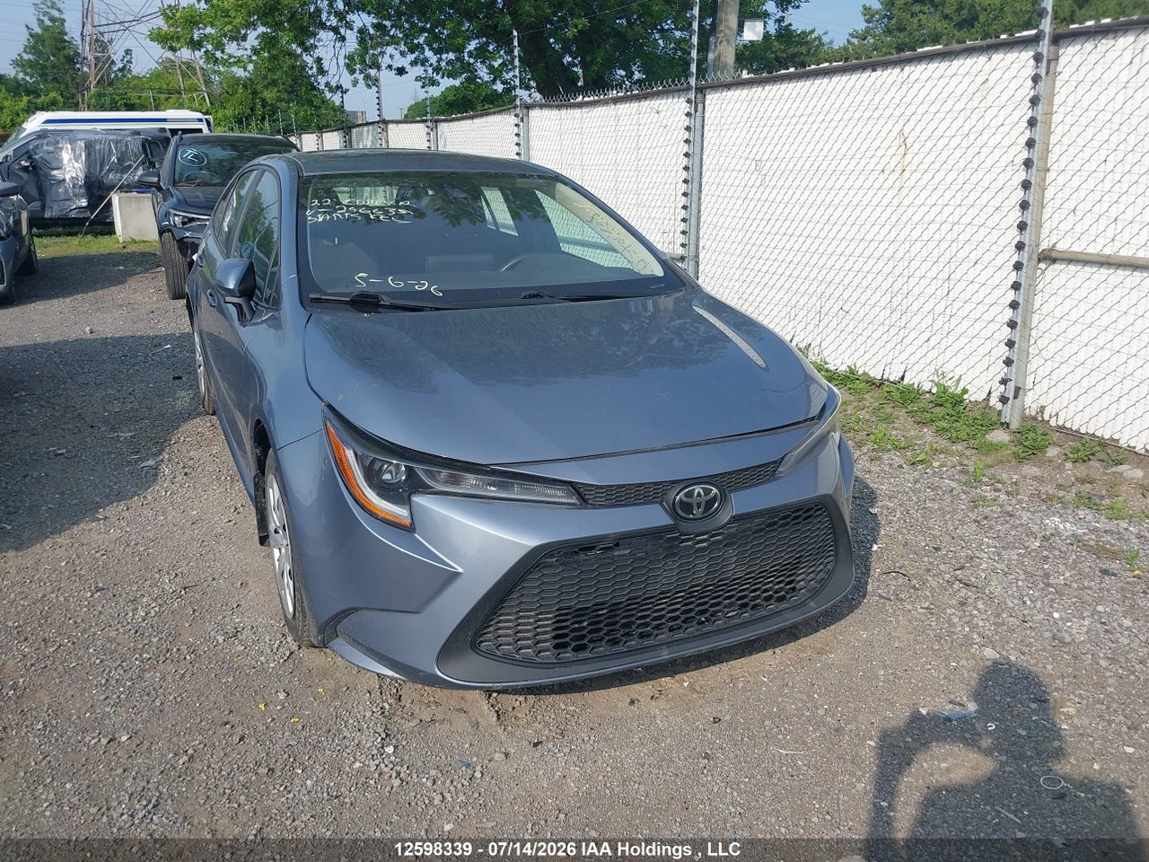 5YFBPMBE2NP296639 · 2022 TOYOTA COROLLA LE