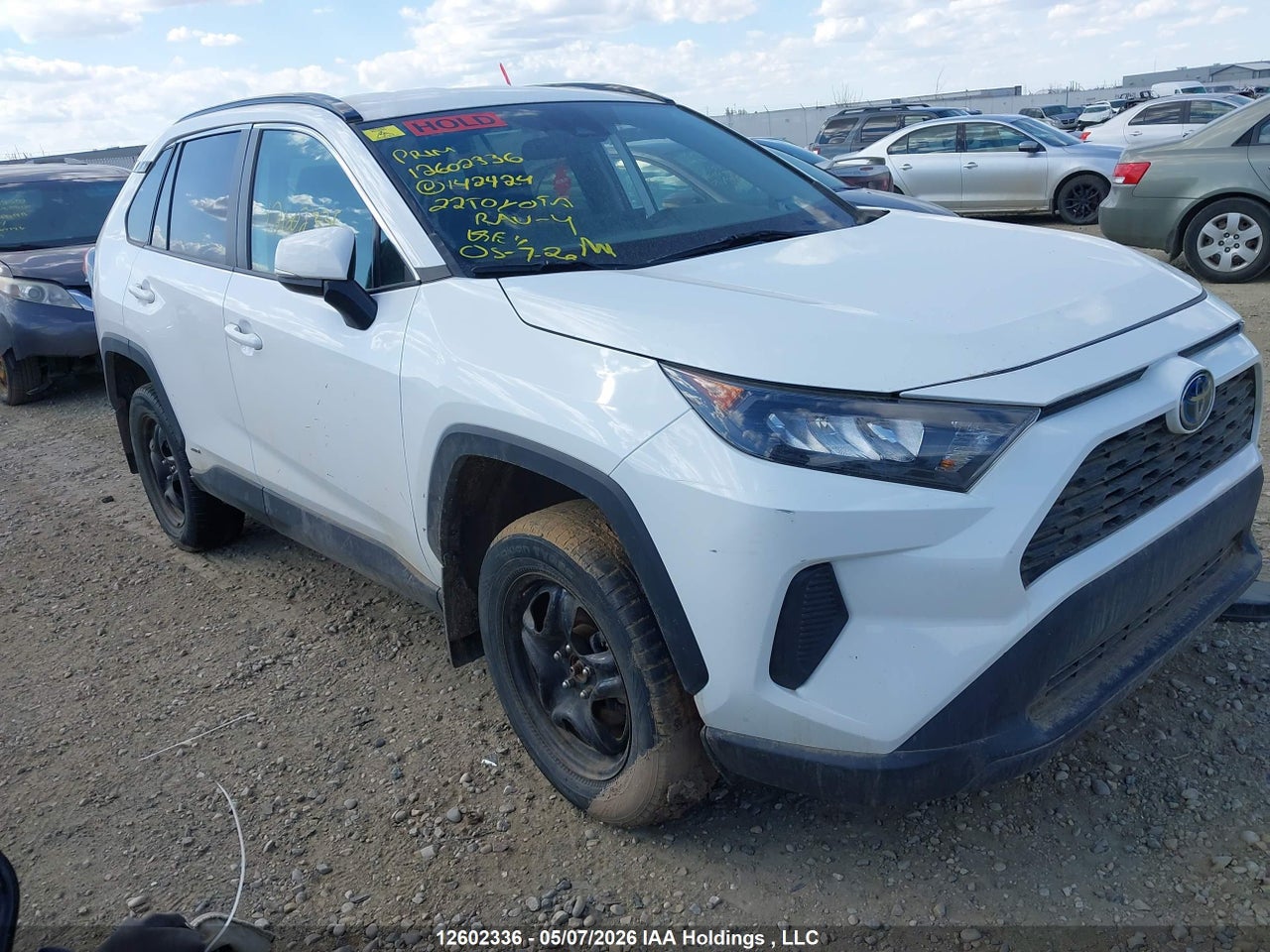 2T3BWRFV1NW142424 · 2022 TOYOTA RAV4 HYBRID LE