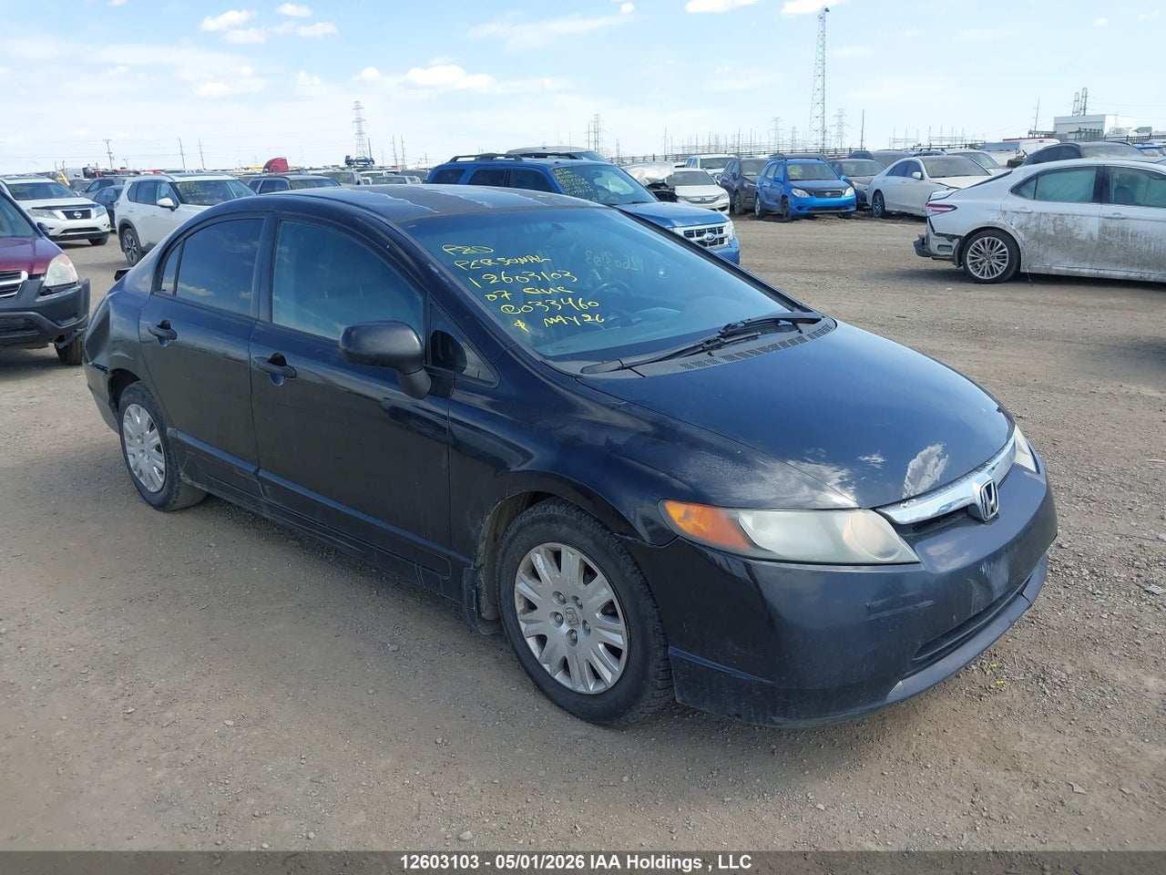 2HGFA16327H033460 · 2007 HONDA CIVIC DX