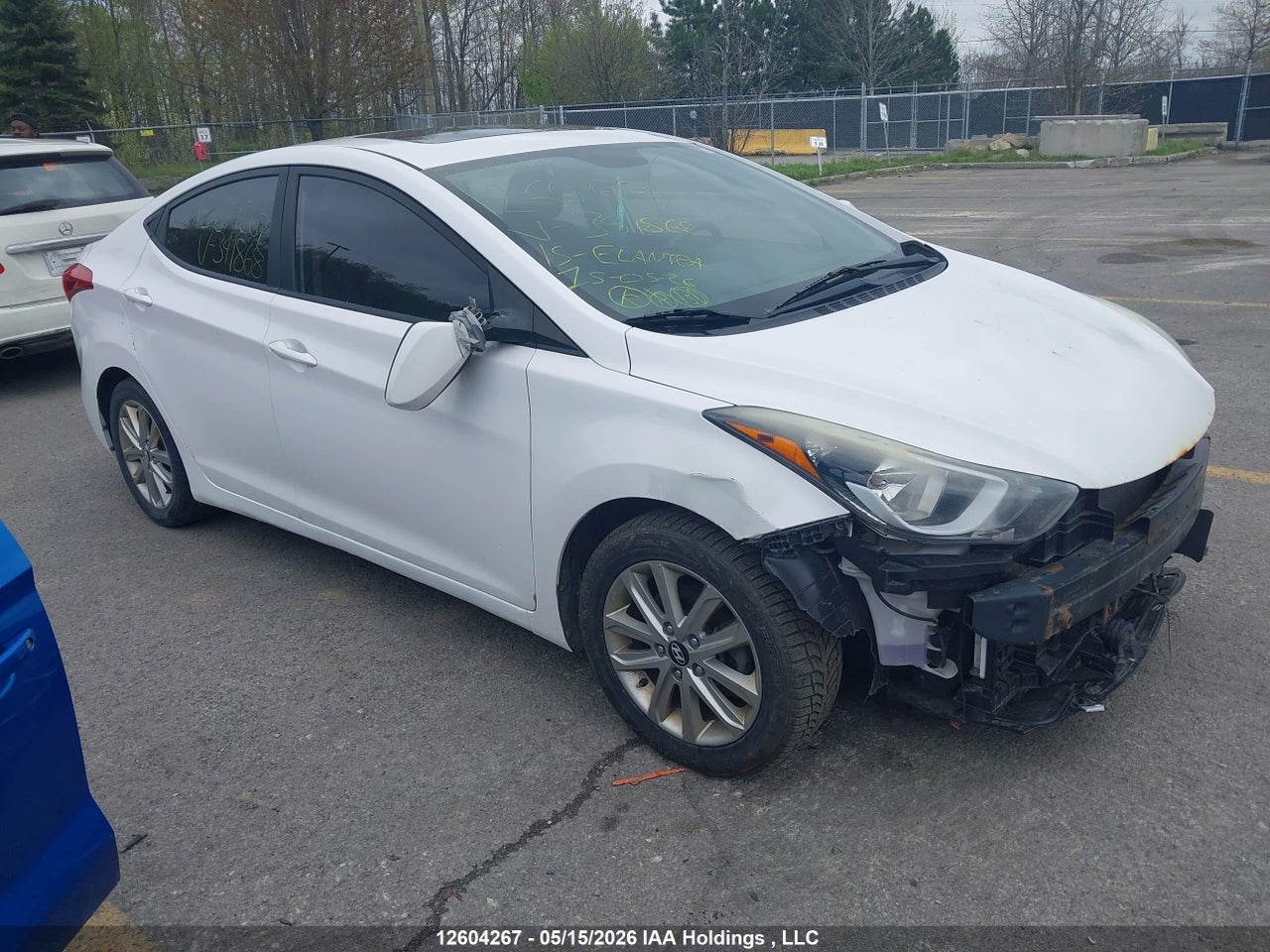 KMHDH4AE3FU****** · 2015 HYUNDAI ELANTRA SPORT APPEARANCE