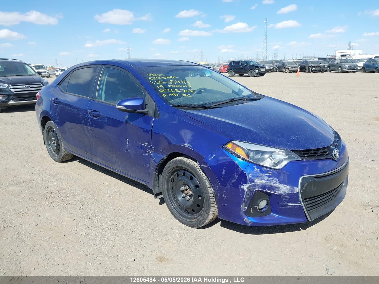 2T1BURHE2FC262702 · 2015 TOYOTA COROLLA L/LE/LE PLS/PRM/S/S PLS