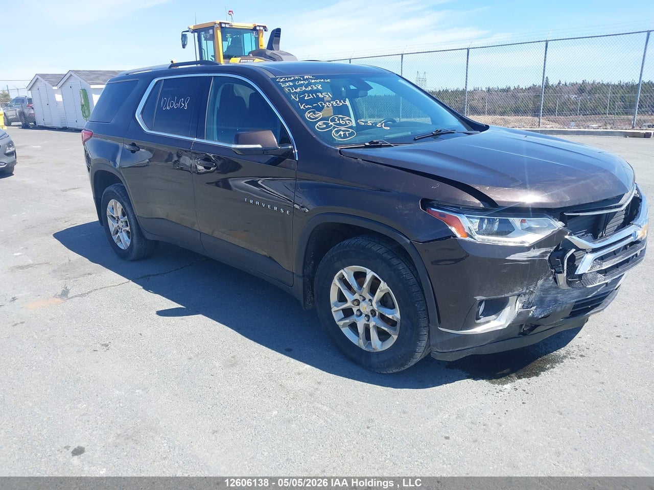 1GNEVGKW0JJ211851 · 2018 CHEVROLET TRAVERSE LT CLOTH