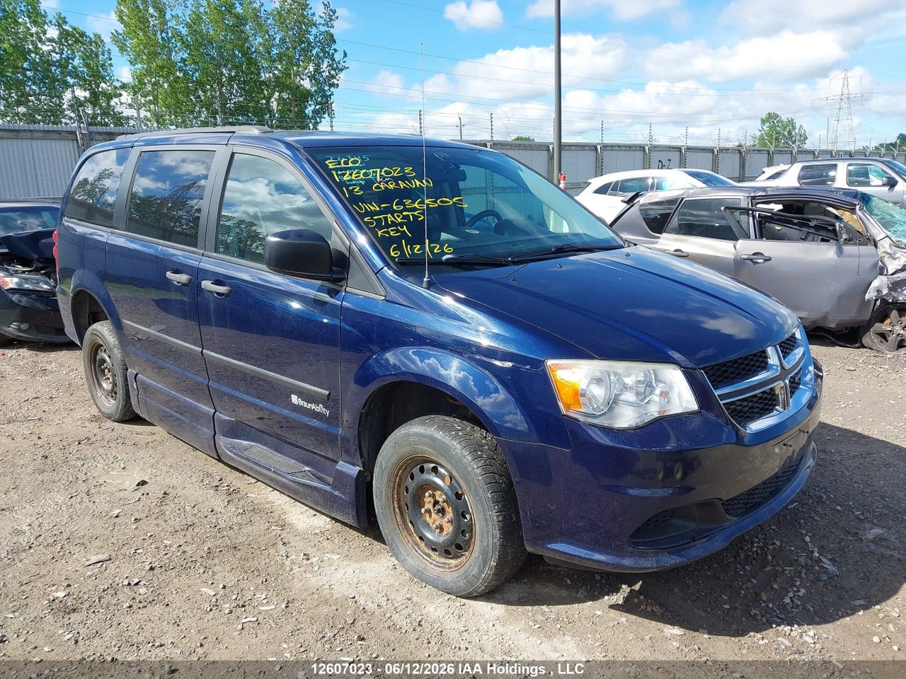 2C4RDGBG5DR636505 · 2013 DODGE GRAND CARAVAN SE/SXT
