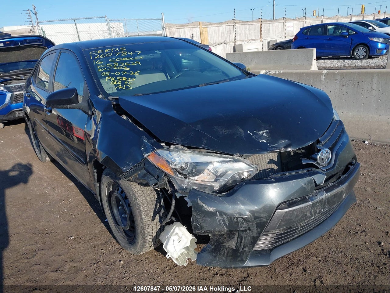 2T1BURHEXGC583629 · 2016 TOYOTA COROLLA L/LE/LE PLS/PRM/S/S PLS