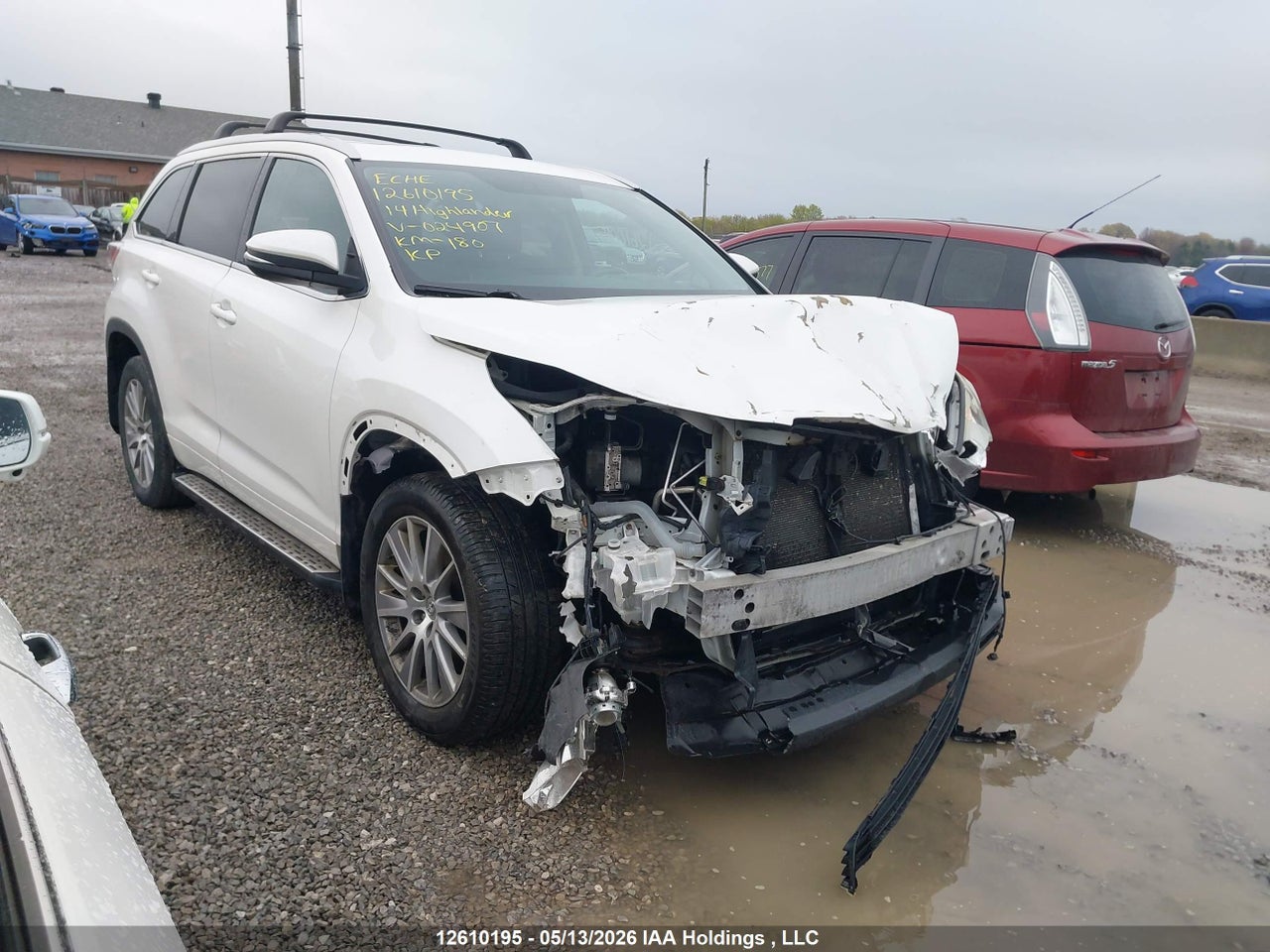 5TDJKRFH8ES024907 · 2014 TOYOTA highlander xle