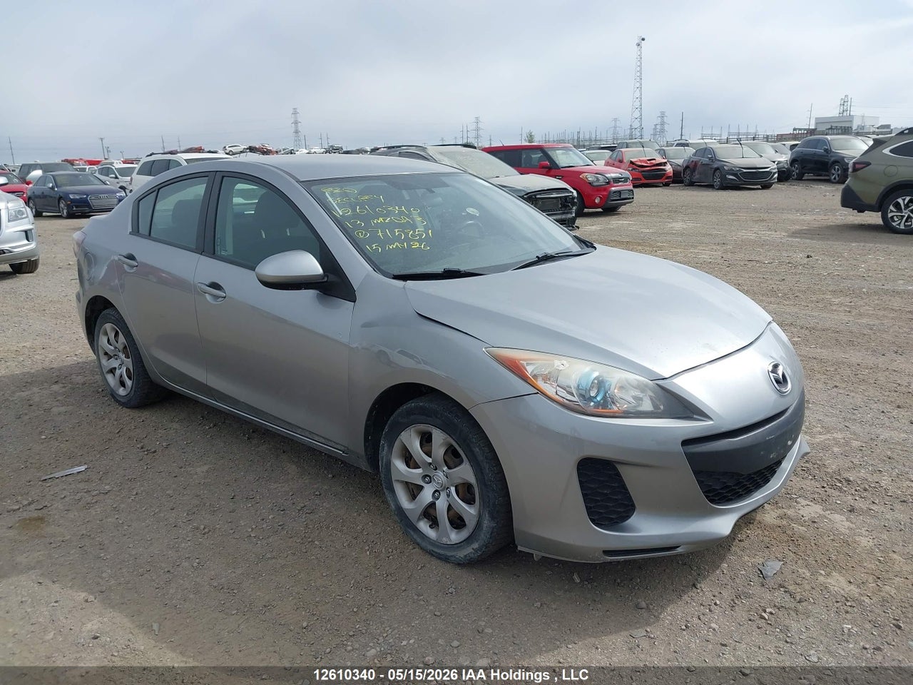 JM1BL1UF0D1715851 · 2013 MAZDA MAZDA3 GX