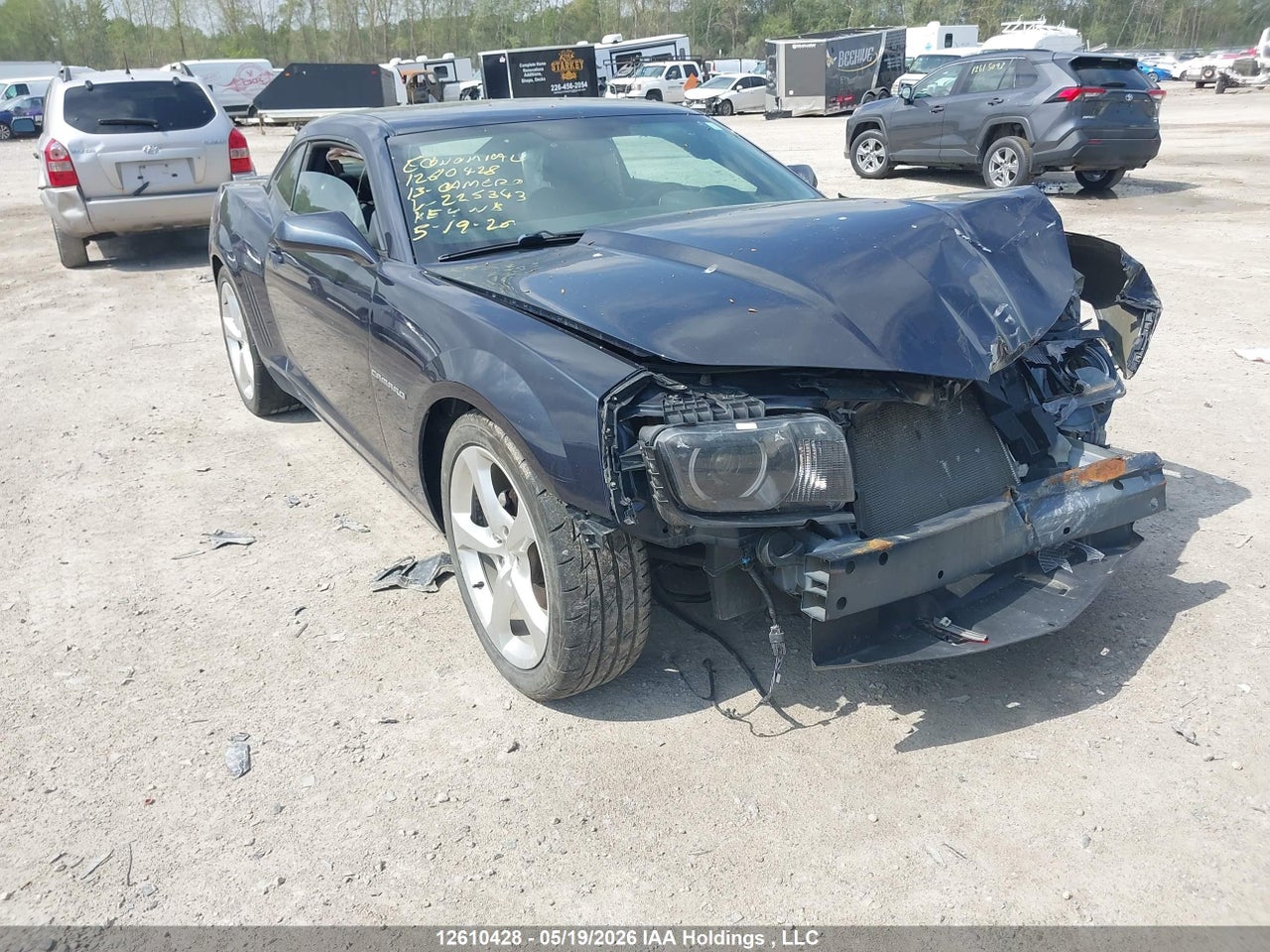 2G1FC1E34D9225343 · 2013 CHEVROLET CAMARO 2LT