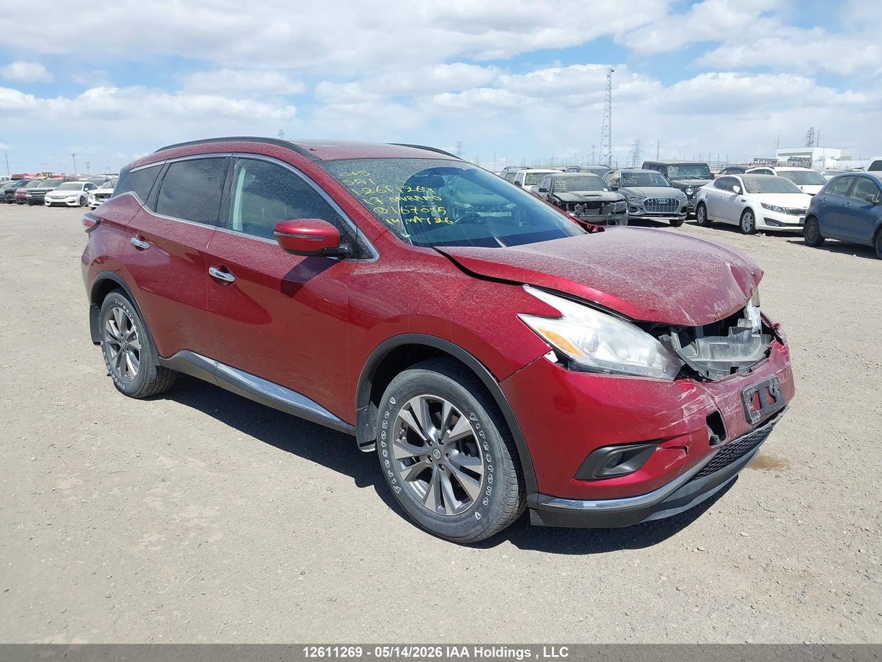 5N1AZ2MH8HN167075 · 2017 NISSAN MURANO PLATINUM/SL/SV