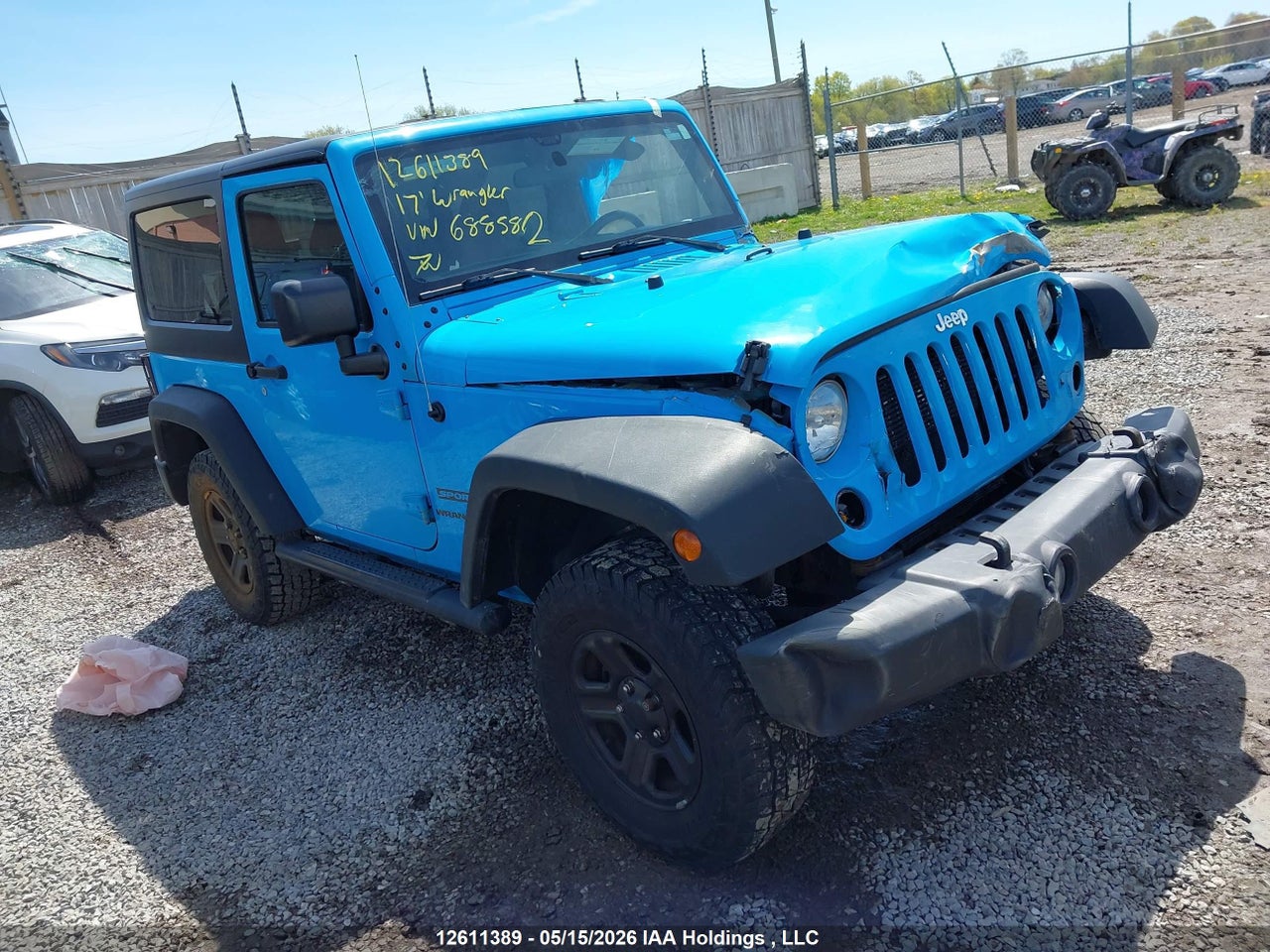 1C4AJWAG8HL****** · 2017 JEEP WRANGLER SPORT