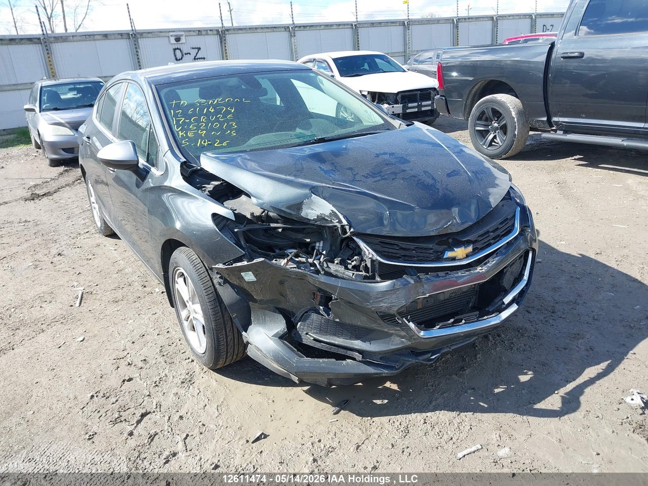 3G1BE6SM1HS521013 · 2017 CHEVROLET CRUZE LT AUTO